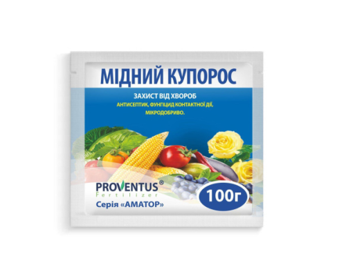 Фунгіцид Мідний купорос Proventus, 100 г Фунгіцид Мідний купорос Proventus, 100 г