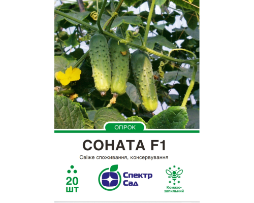 Огірок Соната F1, 20 шт Огірок Соната F1, 20 шт