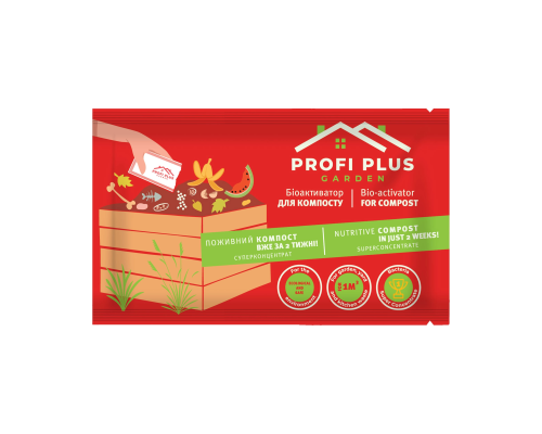 Біоактиватор для компосту суперконцентрат Profi Plus Garden, 25 г Біоактиватор для компосту суперконцентрат Profi Plus Garden, 25 г